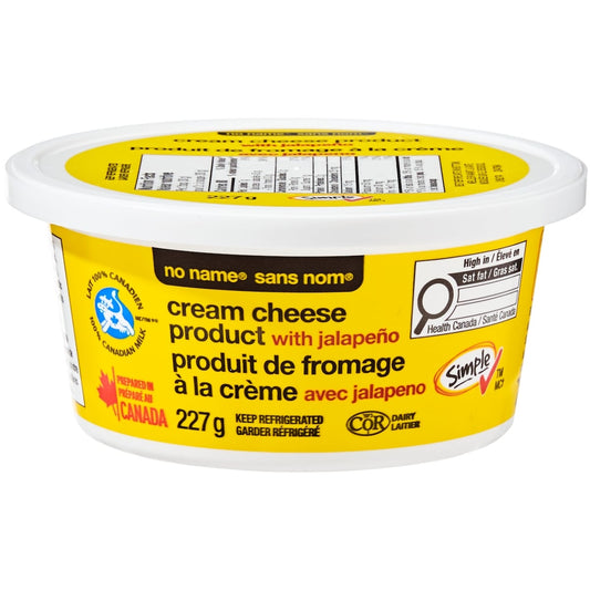 No Name Cream Cheese Product with Jalapeno, 227 g