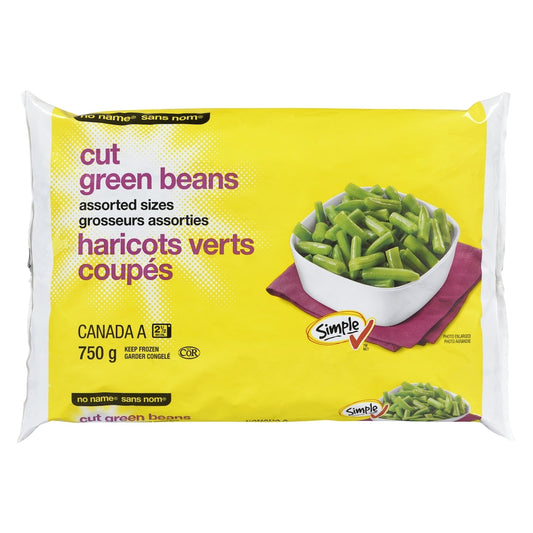 No Name Frozen Cut Green Beans, 750 g