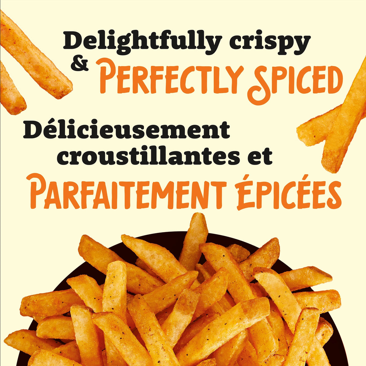 McCain Superfries Extra Crispy Spicy Straight Cut Fries, 650 g