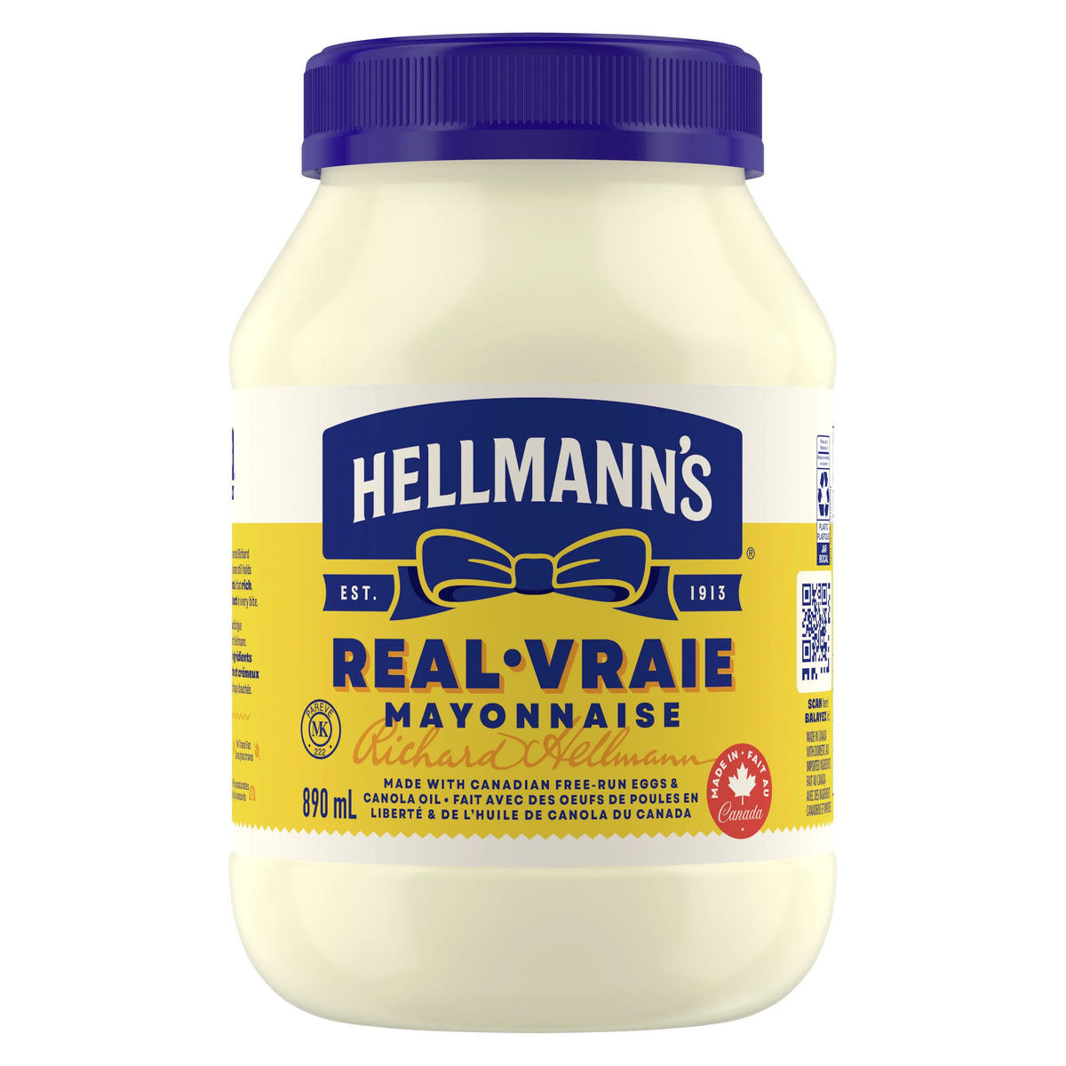 Hellmann's Real Mayonnaise, 890 mL