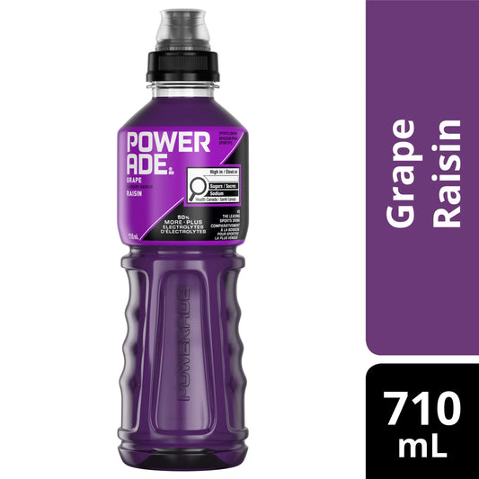 POWERADE Grape Electrolyte Sports Drink, 710 mL Bottle