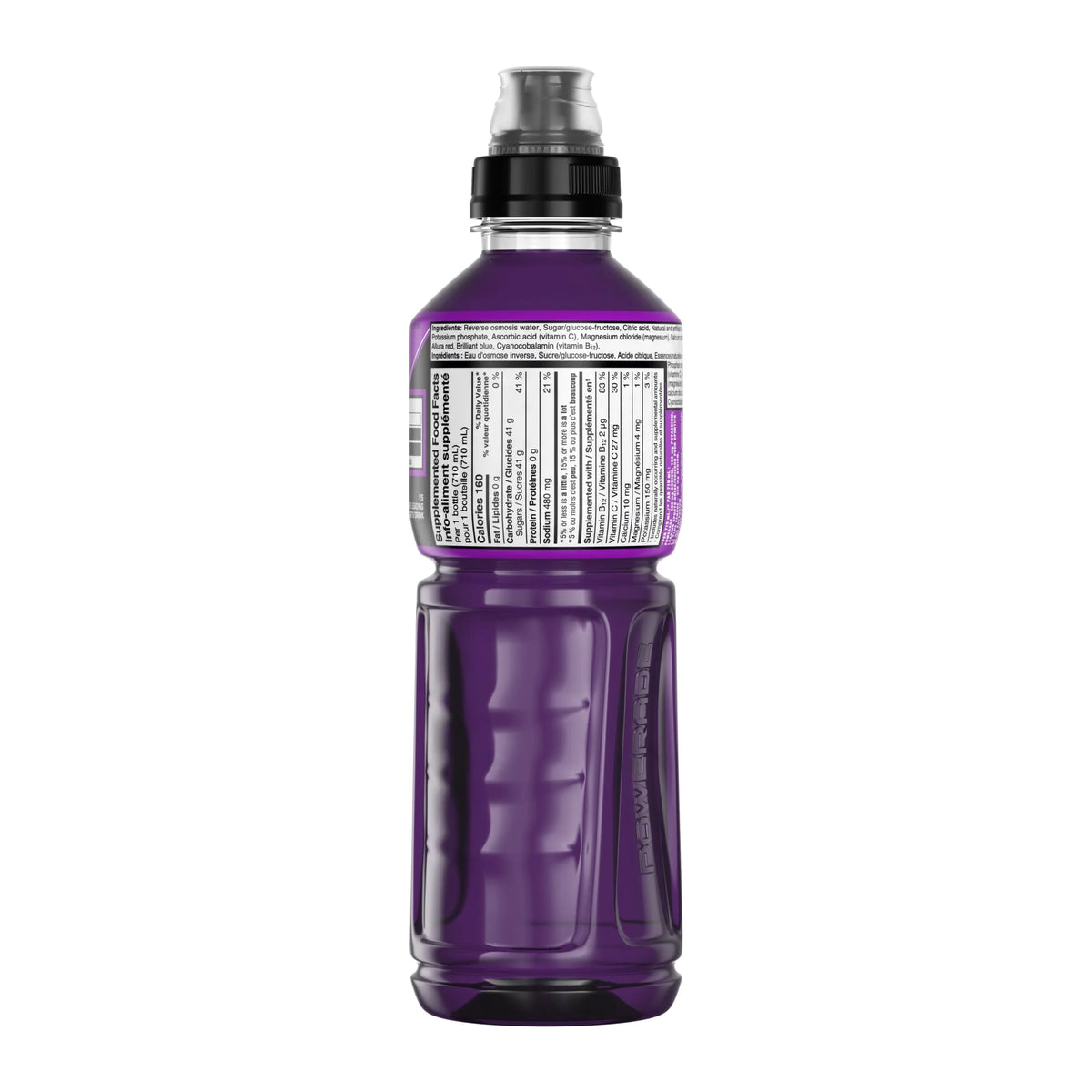 POWERADE Grape Electrolyte Sports Drink, 710 mL Bottle