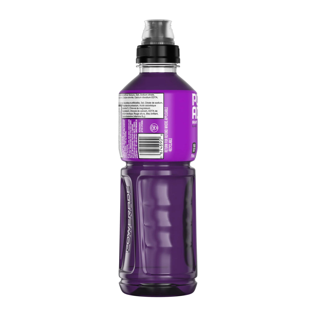 POWERADE Grape Electrolyte Sports Drink, 710 mL Bottle