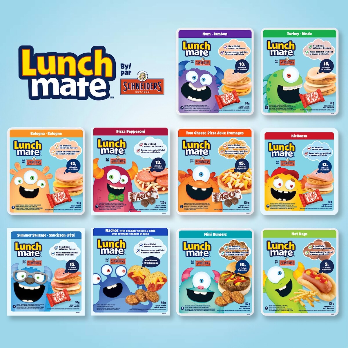 Schneiders Lunch Mate Two Cheese Pizza Lunch Kit, 120 g