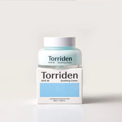 Torriden Dive-In Low Molecular Hyaluronic Acid Soothing Cream, 100 mL