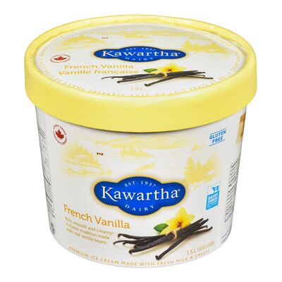 Kawartha Dairy French Vanilla Flavoured Ice Cream, 1.5 L