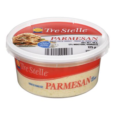 Tre Stelle Grated Parmesan Cheese, 125 g
