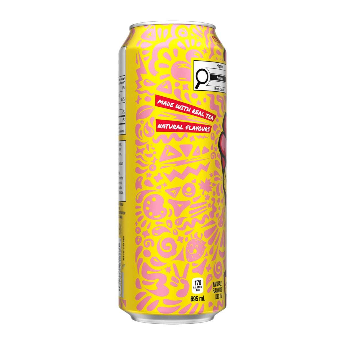 Peace Tea Strawberry Lemon Love Iced Tea Can 695mL