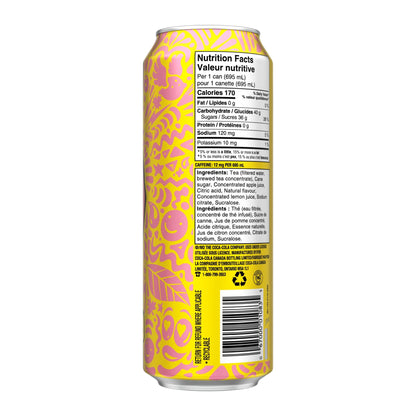 Peace Tea Strawberry Lemon Love Iced Tea Can 695mL