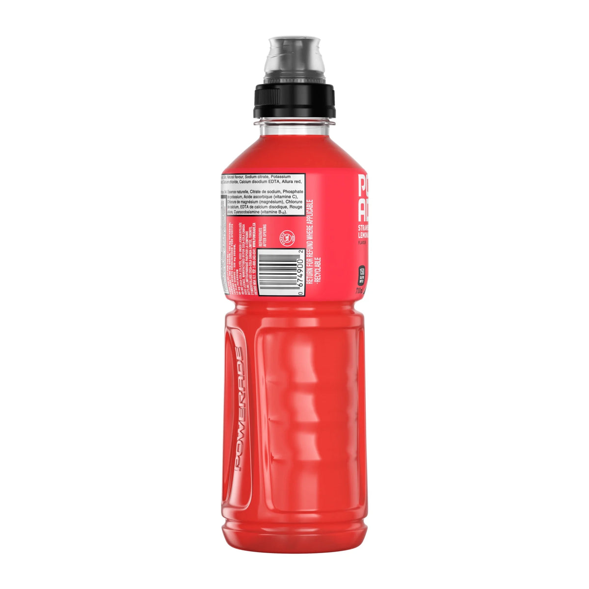 POWERADE Strawberry Lemonade Electrolyte Sports Drink 710 mL Bottle