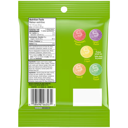 SKITTLES Sour Gummies Chewy Candy, 130 g