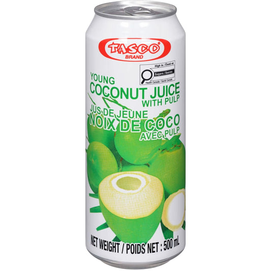 Tasco Brand Coconut Juice With Pulp, 500 mL