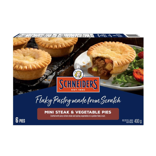 Schneiders Frozen Original Beef Pies, 400 g