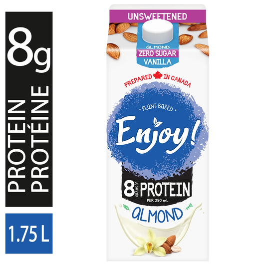 Enjoy Almond Vanilla Unsweetened, 1.75 L