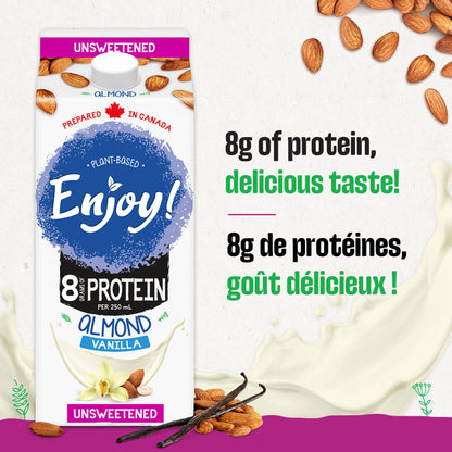 Enjoy Almond Vanilla Unsweetened, 1.75 L
