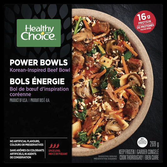 Healthy Choice Frozen Power Bowls Korean-Inspired Beef Bowl, 269 g