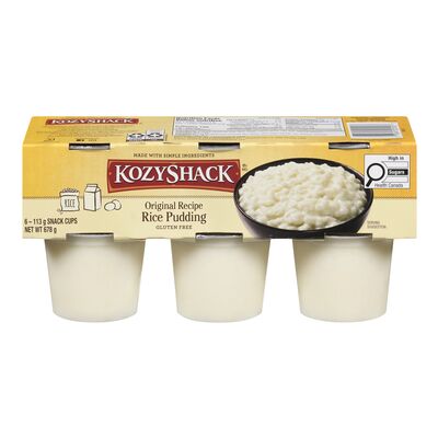 Kozyshack Original Rice Pudding, 6 × 113 g