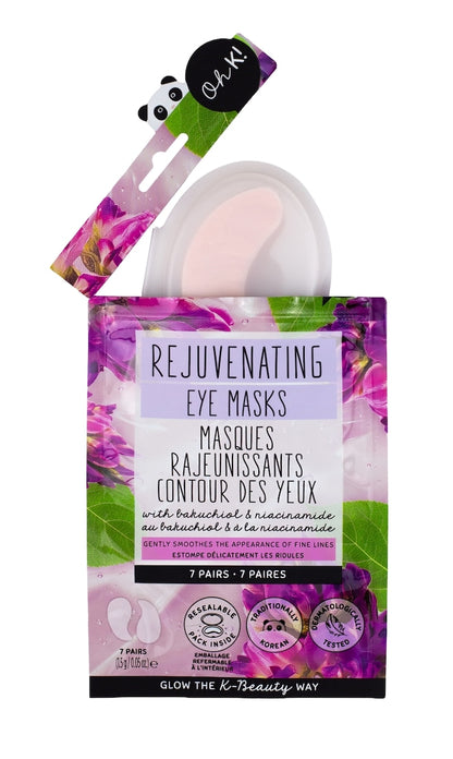 Oh K! Skin Rejuvenating Under Eye Masks, 7 pairs