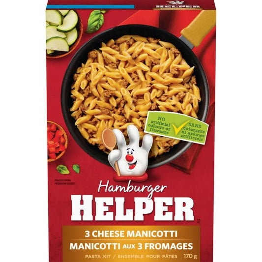 Hamburger Helper 3 Cheese Manicotti 170g