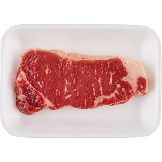 Beef Striploin Steak, 0.29 kg average weight