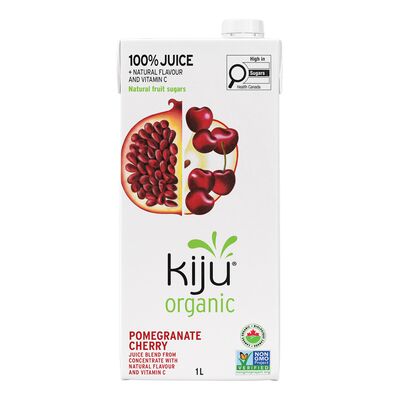 Kiju Organic Pomegranate Cherry Juice, 1 L