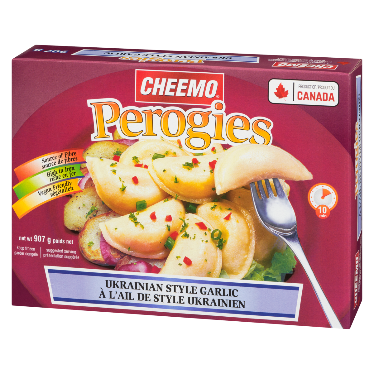 Cheemo Perogies Roasted Garlic, 907 g