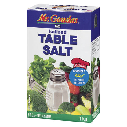 Mr Goudas Table Salt Iodized 1kg