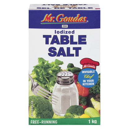 Mr Goudas Table Salt Iodized 1kg