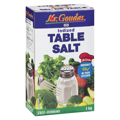 Mr Goudas Table Salt Iodized 1kg