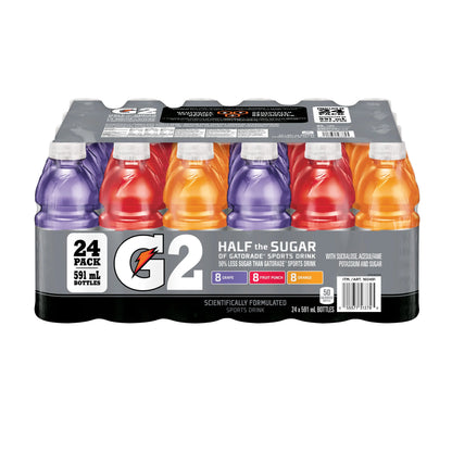 Gatorade G2 Variety Pack Sports Drink, 24 x 591 mL