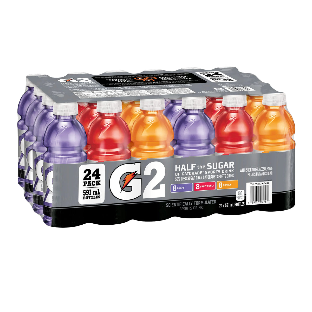 Gatorade G2 Variety Pack Sports Drink, 24 x 591 mL