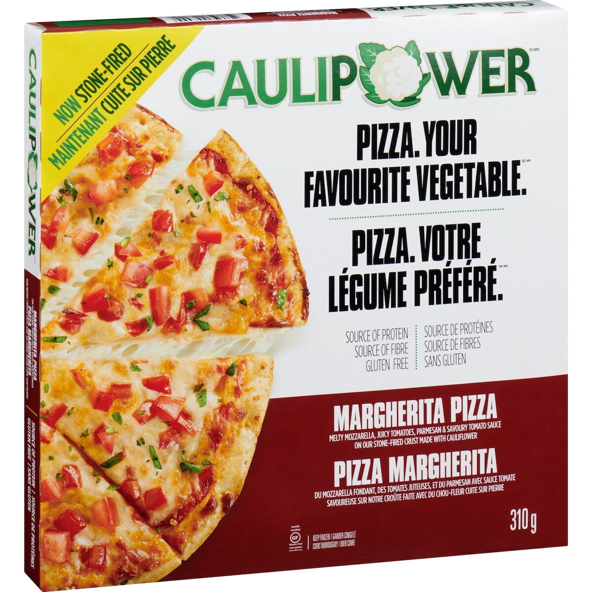 Caulipower Frozen Margherita Pizza, 330 g