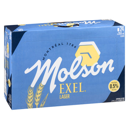 Molson Excel Non-Alcoholic Beer, 24 × 355 mL