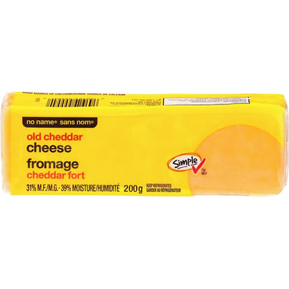 No Name Old Cheddar Cheese, 200 g