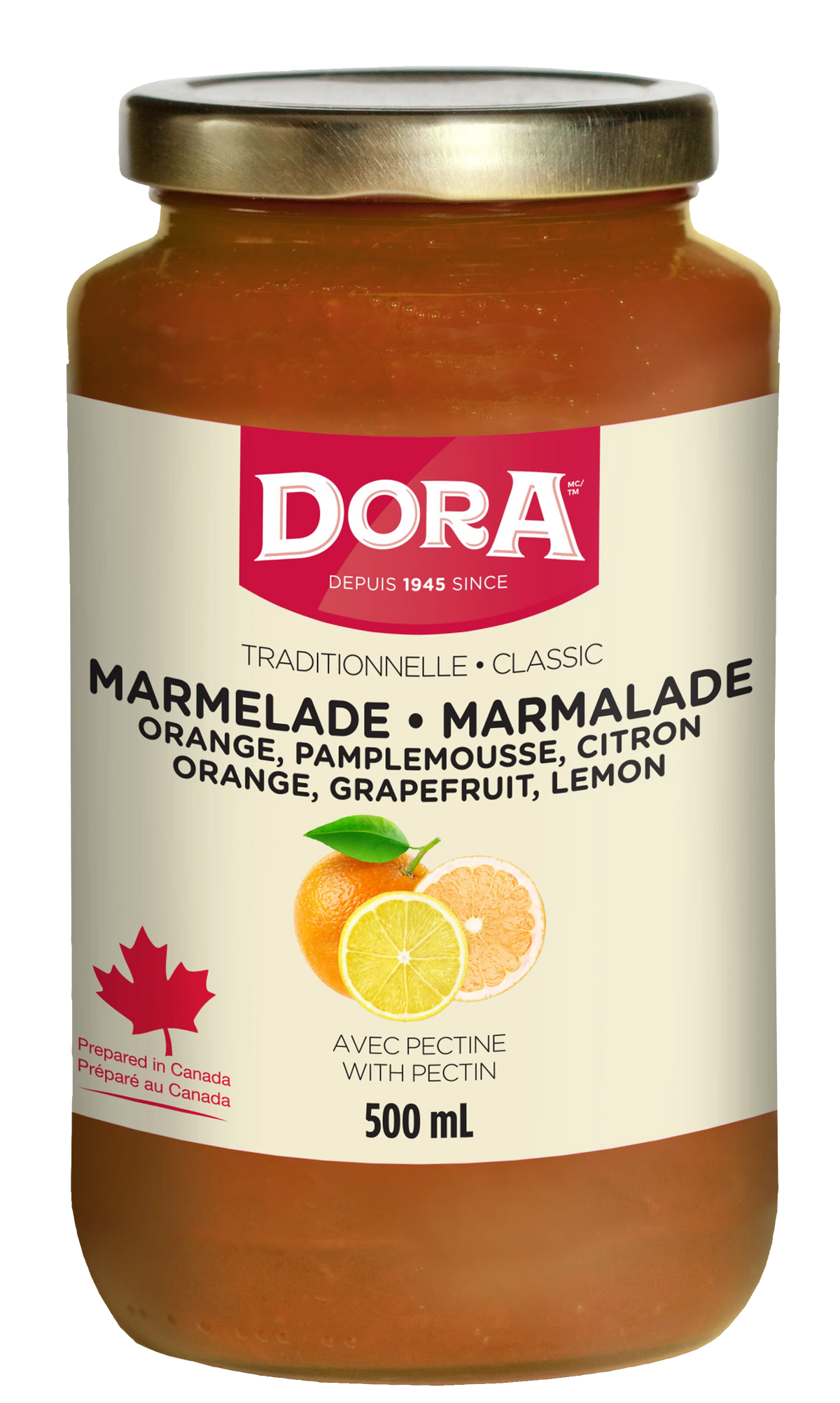 Dora 3 Fruit Marmalade with Pectin, 500 mL