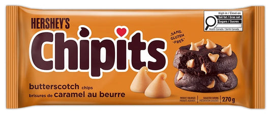 HERSHEY'S CHIPITS Butterscotch Baking Chips, 270 g