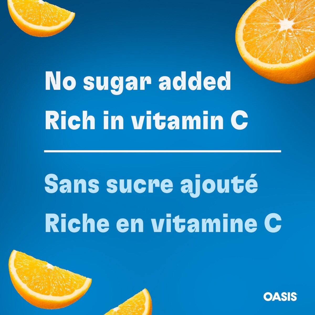 Oasis Orange Juice No Pulp, Not from Concentrate 1.5L