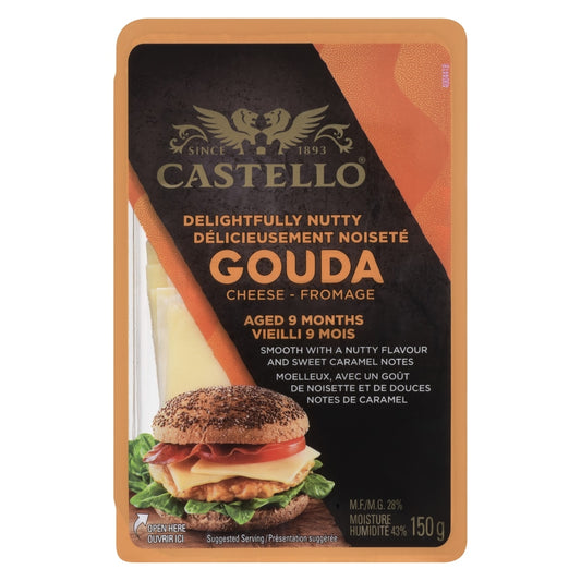 Castello Sliced Gouda Cheese, 150 g
