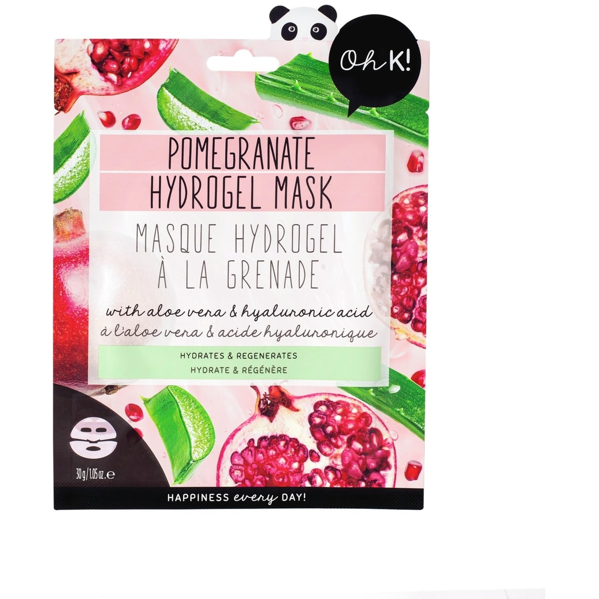 Oh K! Pomegranate & Hyaluronic Hydrogel Mask, 30 g