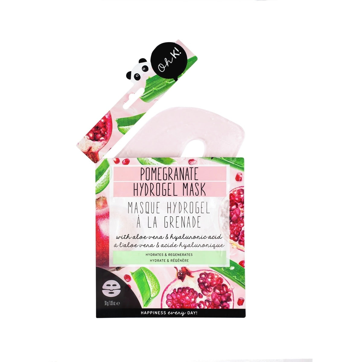 Oh K! Pomegranate & Hyaluronic Hydrogel Mask, 30 g