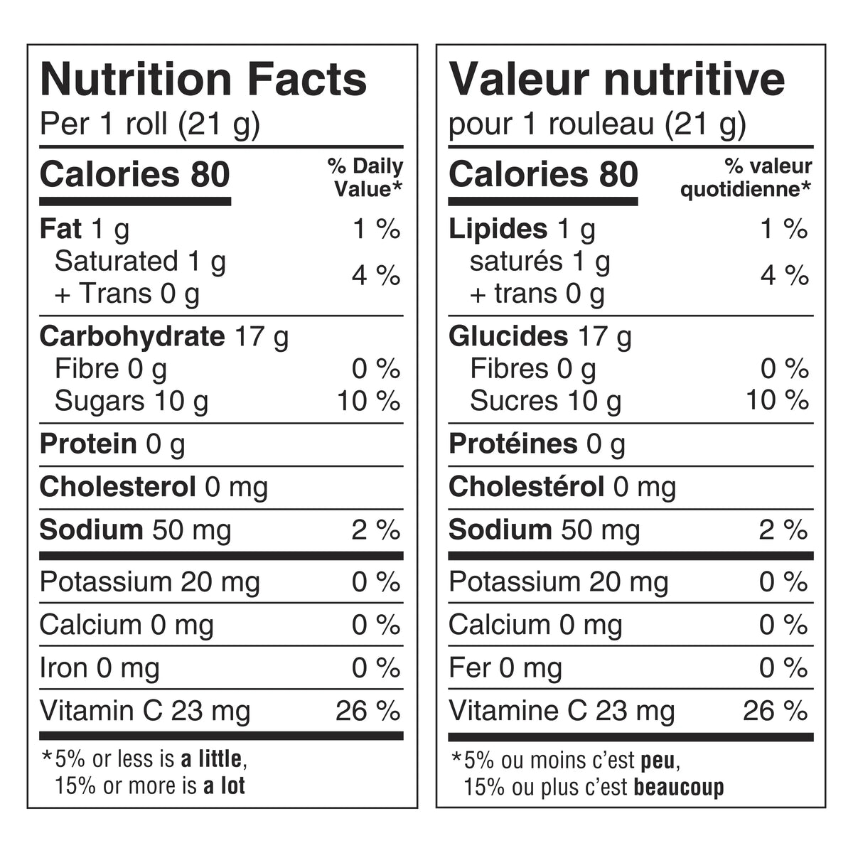 Fruit By The Foot Variety Pack Fruit Flavoured Snacks, 6 Rolls, 128 g