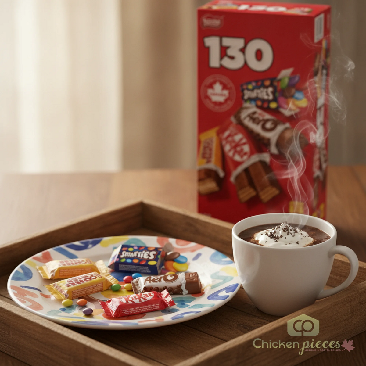 NESTLÉ Assorted Mini Chocolate Bars and Candies, 1.3 kg (130 Pack)