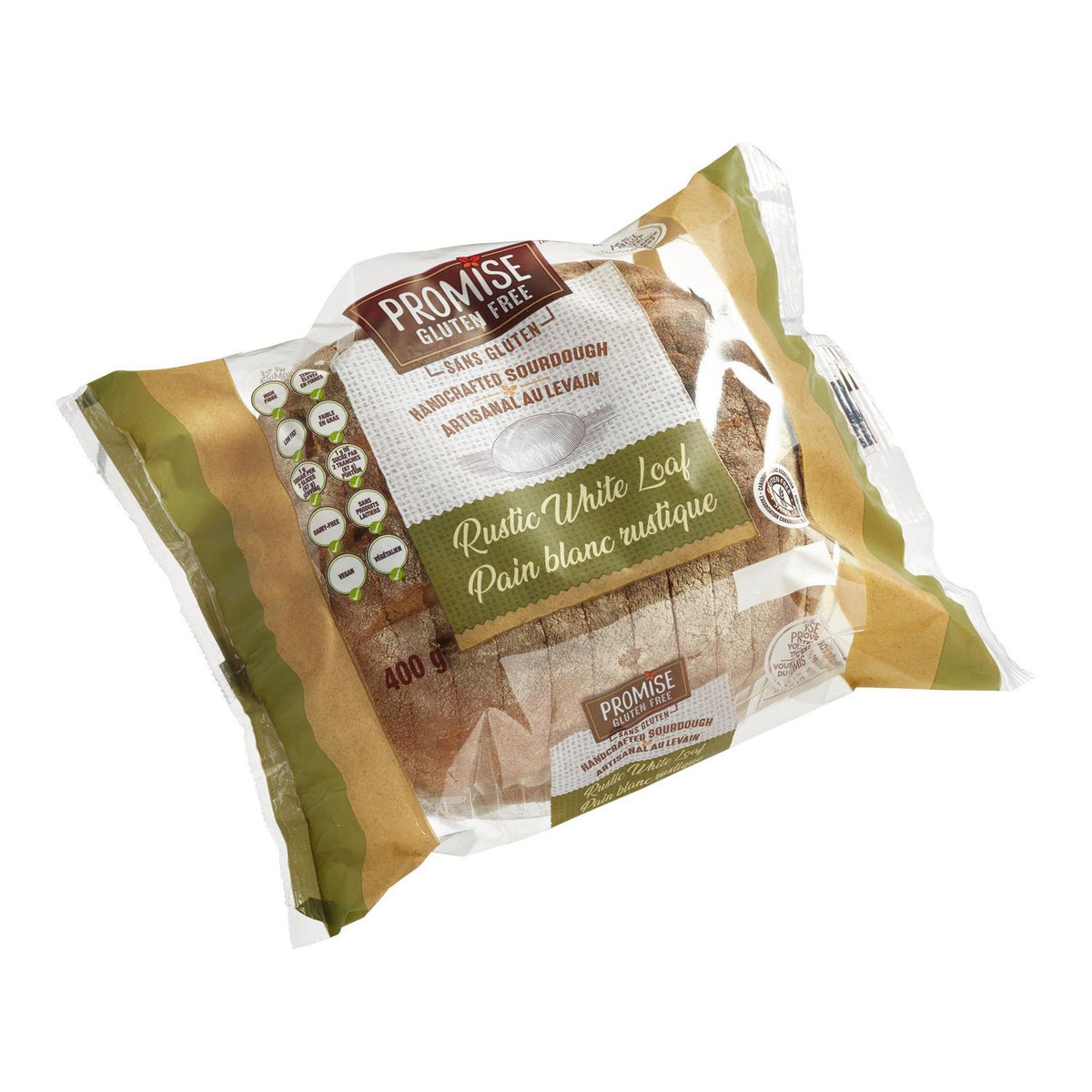 Promise Gluten Free Handcrafted Sourdough Rustic White Loaf, 400 g