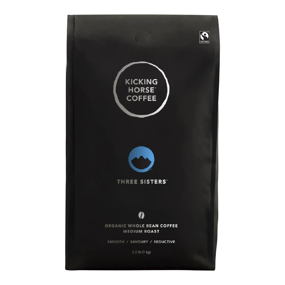 Kicking Horse Organic Fairtrade Three Sisters Blend Coffee Beans, 1 kg