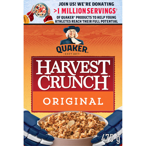Quaker Harvest Crunch Granola Cereal Original 475 g