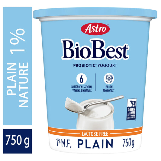 Astro BioBest Lactose Free Probiotic Plain Yogurt, 750 g
