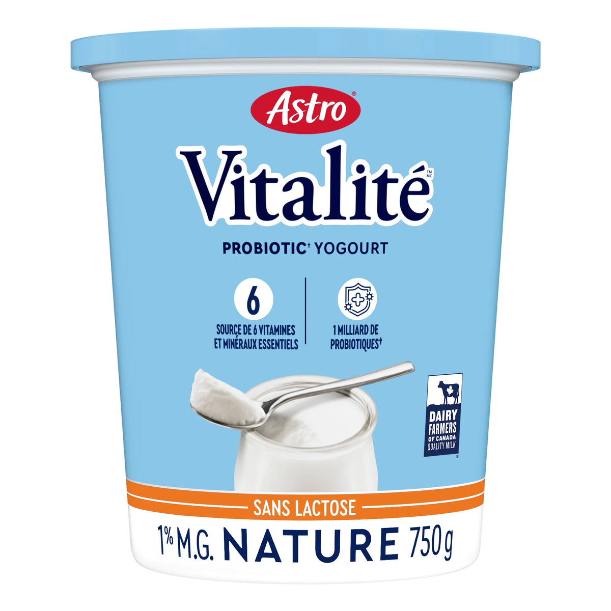 Astro BioBest Lactose Free Probiotic Plain Yogurt, 750 g