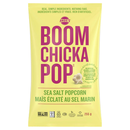 Angie's BOOMCHICKAPOP Sea Salt Ready-to-Eat Popcorn, 255 g