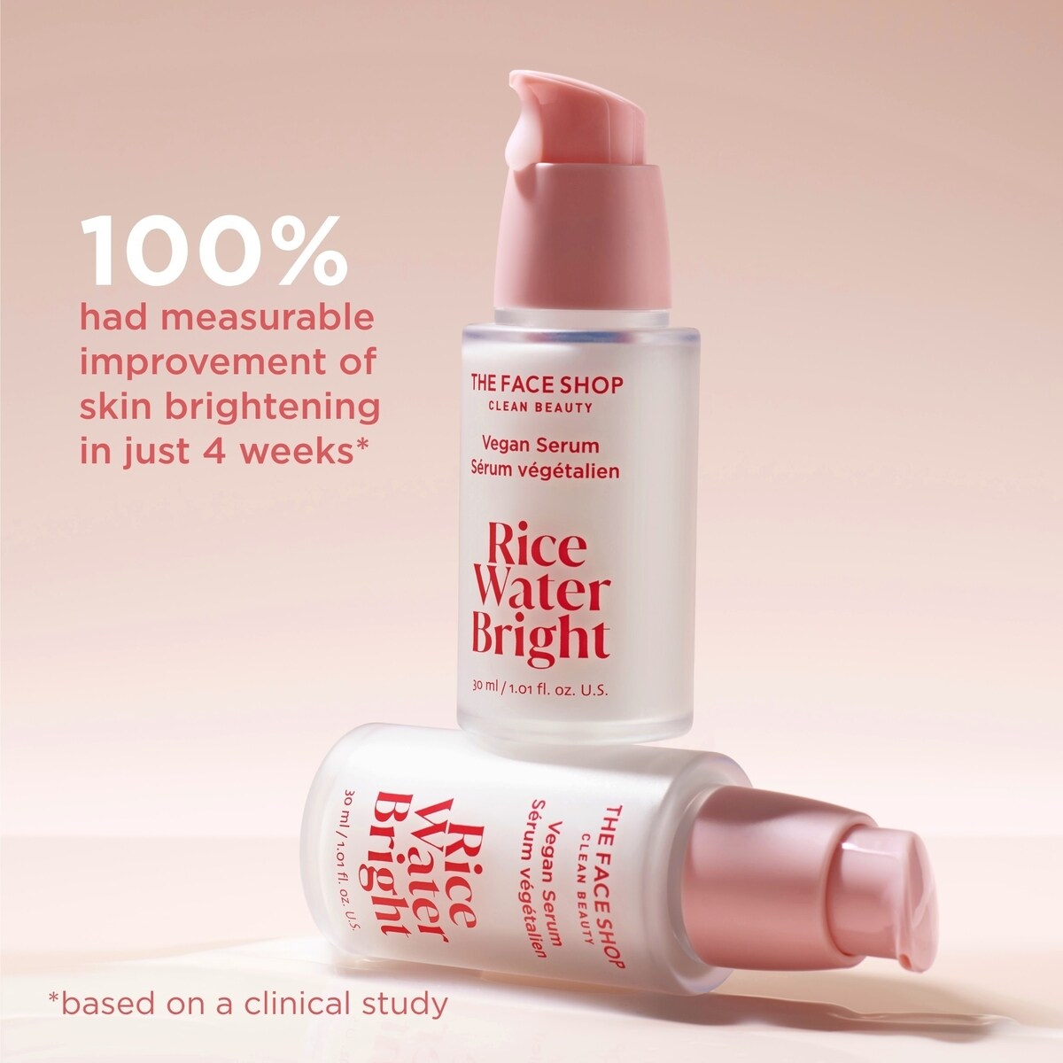 The Face Shop Rice Water Bright Vegan Serum, 30 mL