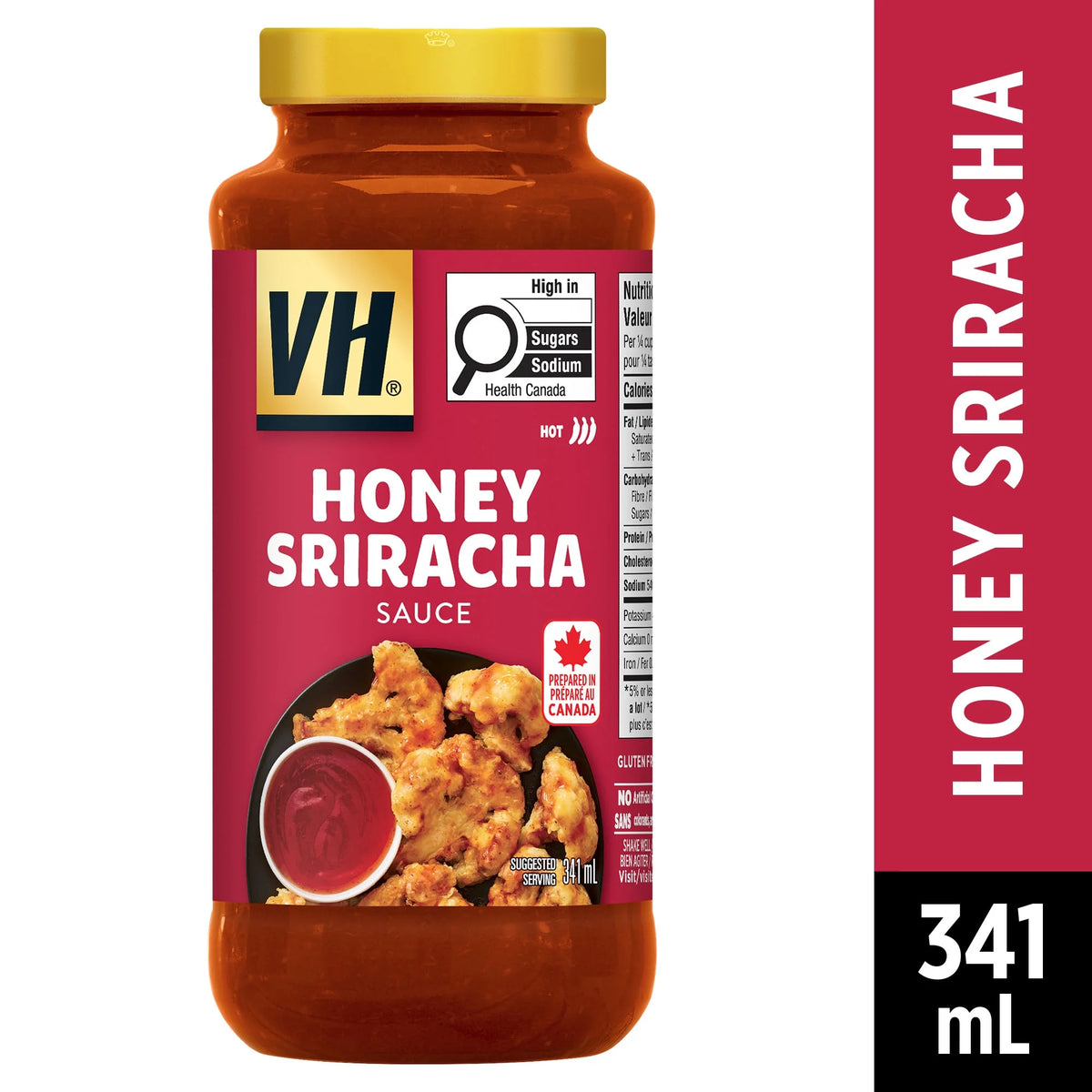 VH Honey Sriracha Sauce, 341 mL